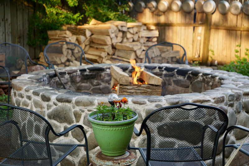 Our Garden & Fire Pit